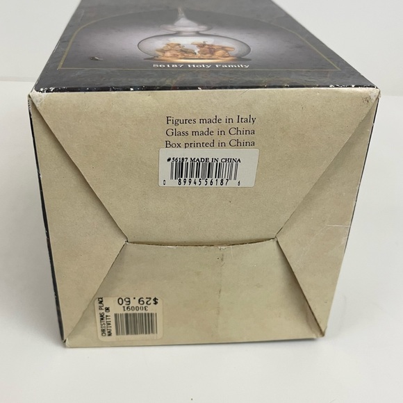 Fontanini Blown Glass Ornament Holy Family 56187 Nativity 1995 7" Tree Design - Picture 9 of 16